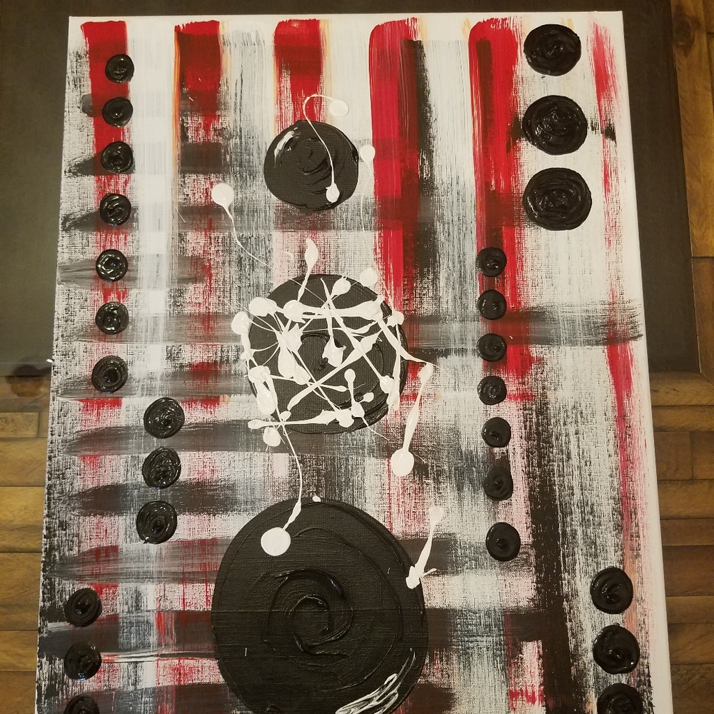 CANVAS  "CHILI PEPPER" PAINTING